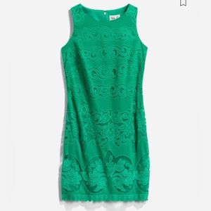 Eliza J. - Malta textured green dress - Size 10P